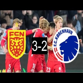 #ไฮไลท์ฟุตบอล [ นอร์ดเจลแลนด์ 3 - 2 เอฟซี โคเปนเฮเก้น ] เดนมาร์ค แซซลิกาเอน